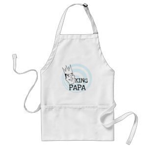 King Papa T-shirts en geschenken Standaard Schort