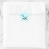 King Papa T-shirts en geschenken Ster Sticker (Tas)