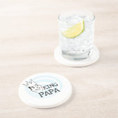 King Papa T-shirts en geschenken Zandsteen Onderzetter (Zijkant)