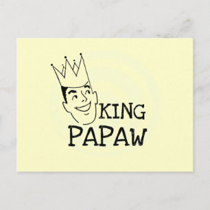 King Papaw T-shirts en cadeautjes Briefkaart
