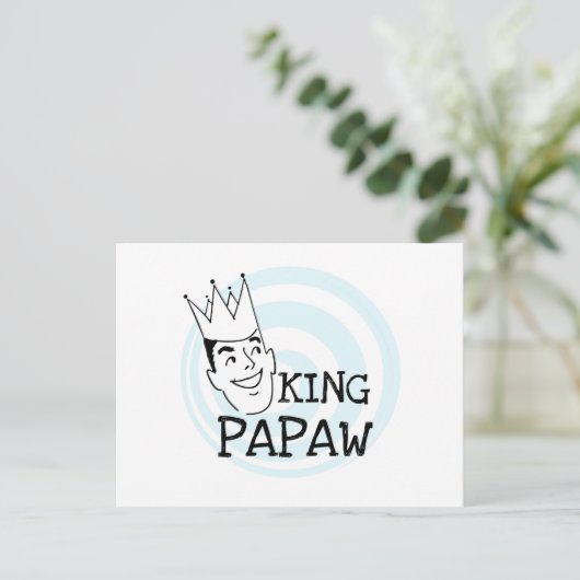 King Papaw T-shirts en cadeautjes Briefkaart (Staand voorkant)