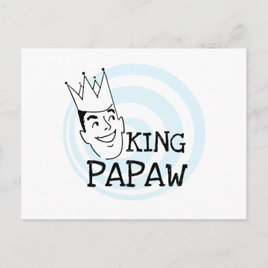 King Papaw T-shirts en cadeautjes Briefkaart (Voorkant)