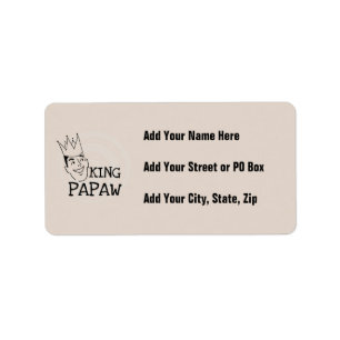 King Papaw T-shirts en cadeautjes Etiket