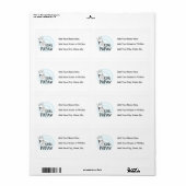 King Papaw T-shirts en cadeautjes Etiket (Full Sheet)