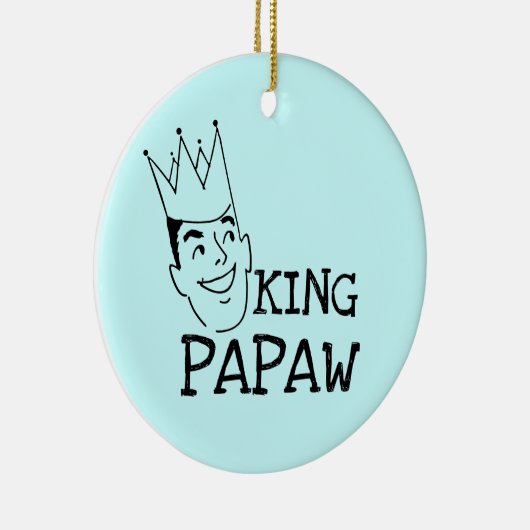 King Papaw T-shirts en cadeautjes Keramisch Ornament (Rechts)