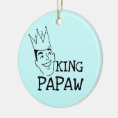 King Papaw T-shirts en cadeautjes Keramisch Ornament (Links)