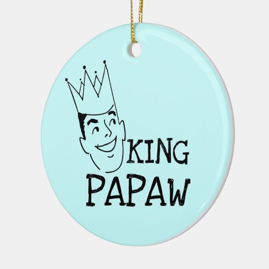 King Papaw T-shirts en cadeautjes Keramisch Ornament (Links)