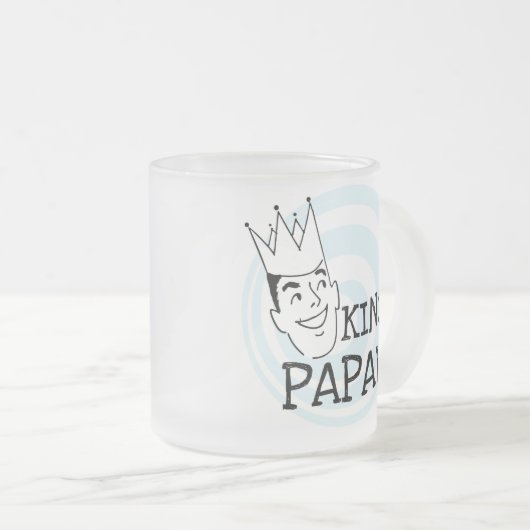 King Papaw T-shirts en cadeautjes Matglas Koffiemok (Voorkant rechts)