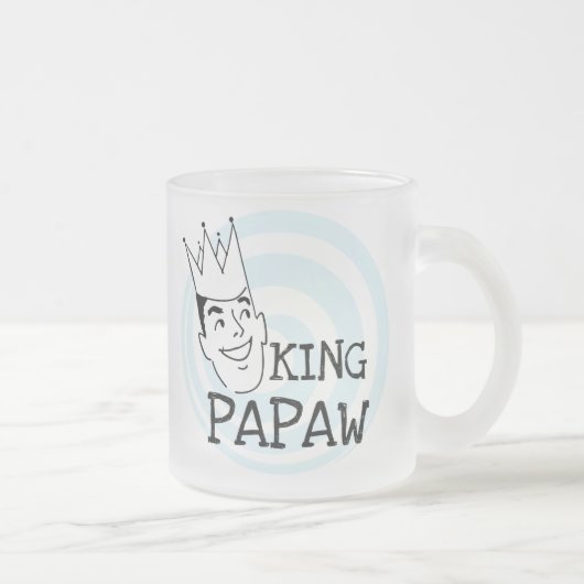 King Papaw T-shirts en cadeautjes Matglas Koffiemok (Rechts)