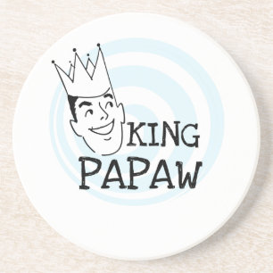 King Papaw T-shirts en cadeautjes Zandsteen Onderzetter