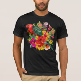 King Parrot Tropical Blooms T-shirt