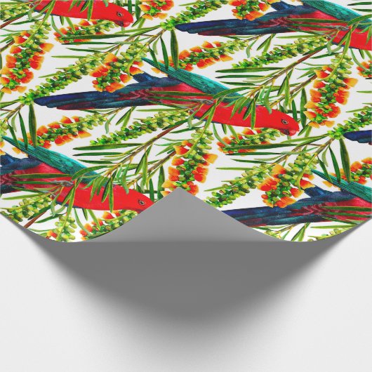 King Parrot Wrapping Paper Cadeaupapier (Hoek)