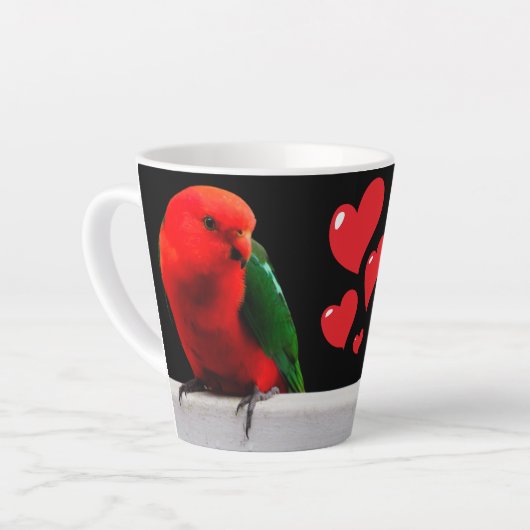 King Parrots in Love Latte Mok (Linkerhoek)