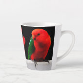 King Parrots in Love Latte Mok (Rechts)