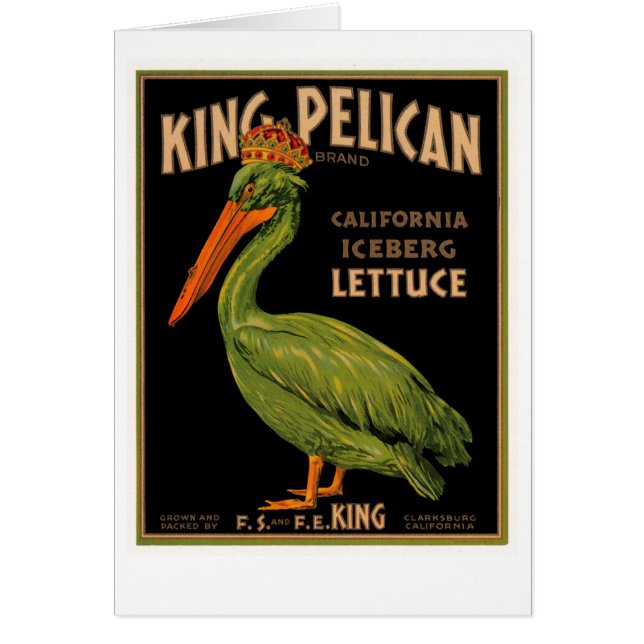 King Pelican Brand Lettuce (Voorkant)