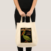 King Pelican Brand Lettuce Tote Bag (Voorkant (product))
