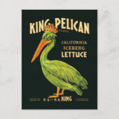 King Pelican Iceberg Briefkaart (Voorkant)