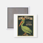 King Pelican  Label Magneet (Voorkant / Achterkant)