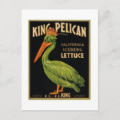 King Pelican Lettuce Briefkaart (Voorkant)