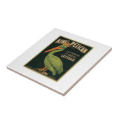 King Pelican Lettuce Crate Label Tegeltje (Zijkant)