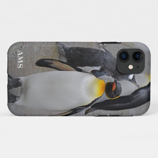 King Penguin & Friends Edinburgh Zoo Scotland Case-Mate iPhone Case (Achterkant (horizontaal))