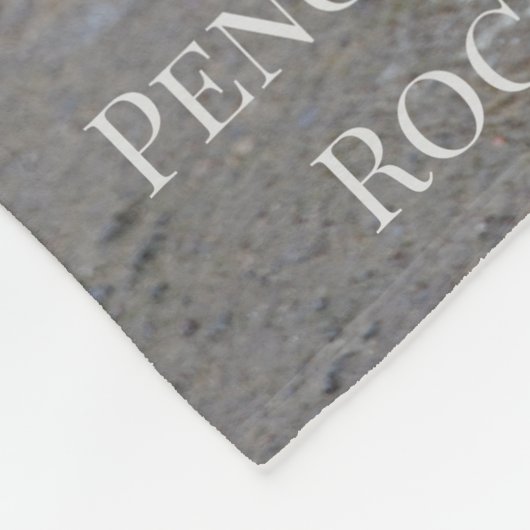 King Penguin & Friends Edinburgh Zoo Scotland Fleece Deken (Hoek)