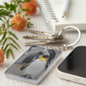 King Penguin & Friends Edinburgh Zoo Scotland Post Sleutelhanger (Voorkant Rechts)