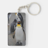 King Penguin & Friends Edinburgh Zoo Scotland Post Sleutelhanger (achterkant)