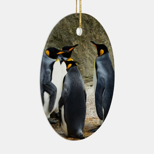 King Penguin Keramisch Ornament (Rechts)