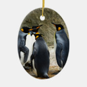 King Penguin Keramisch Ornament (Voorkant)