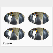 King Penguin Ovale Sticker (Vel)