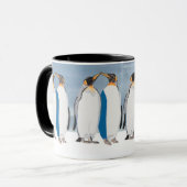 King Penguin Pair Kissing Mok (Voorkant links)