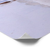 King Penguins bij Beach Poster (Hoek)