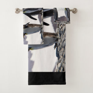 King Penguins in South Georgia Bad Handdoek