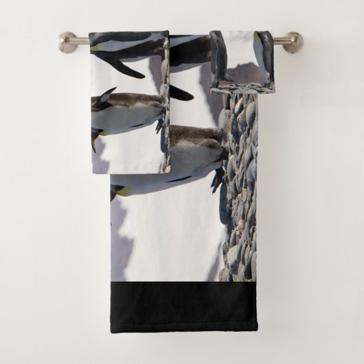 King Penguins in South Georgia Bad Handdoek (Insitu)