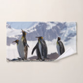 King Penguins in South Georgia Bad Handdoek (Handdoek)
