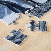 King Penguins in South Georgia Legpuzzel (Zijkant)