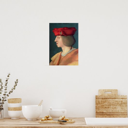 King Philip I "The Handsome" Spanje Poster (Keuken)