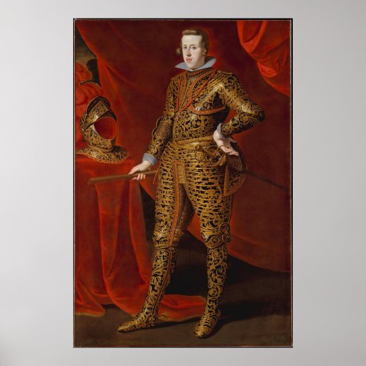 KING Philip IV in Parade Armor (1605-1665) Poster (Voorkant)