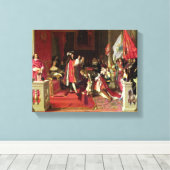 King Philip V van Spanje Canvas Afdruk (Insitu (Houten vloer))