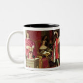 King Philip V van Spanje Tweekleurige Koffiemok (Links)