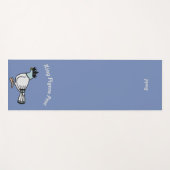 King Pigeon Blue Yoga Mat (Voorkant (horizontaal))