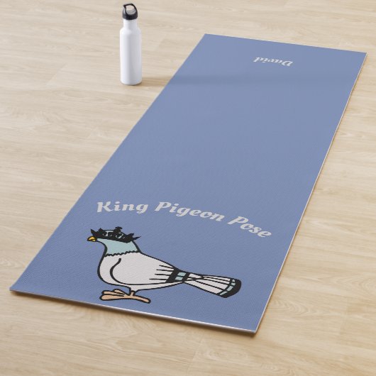 King Pigeon Blue Yoga Mat (In situ)