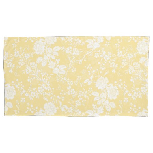 King Pillowcase Pair in Bridal Suite buttercup Kussensloop (Voorkant-Links)