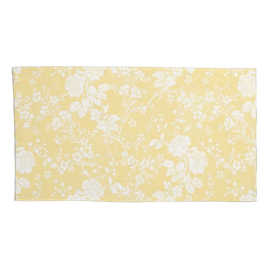 King Pillowcase Pair in Bridal Suite buttercup Kussensloop (Achterkant-Rechts)