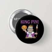 King Pin Ronde Button 5,7 Cm (Voorkant /achterkant)