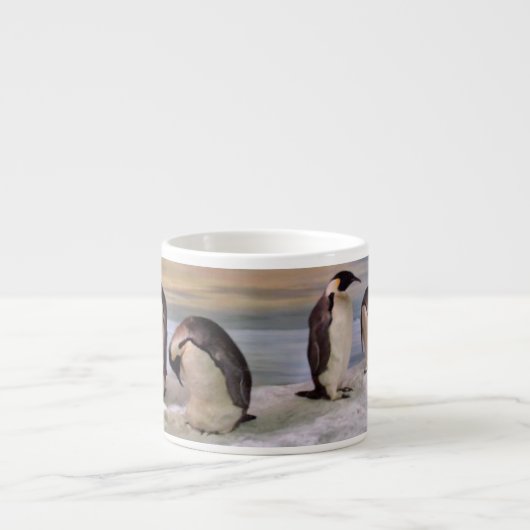 King pinguins espresso kop (Voorkant)