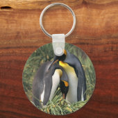 King pinguins Lovers Sleutelhanger (Voorkant)