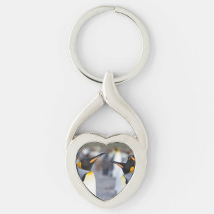 King pinguins sleutelhanger