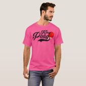 King Pong Funny Ping Pong Champion T-shirt (Voorkant volledig)